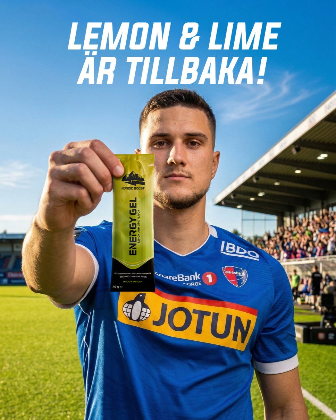 Lemon & Lime - 16 pack (Koffeinfri) - Nordic Boost