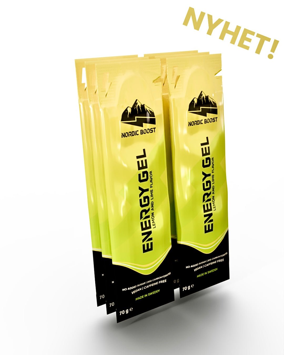 Lemon & Lime - 6 pack (Koffeinfri) - Nordic Boost
