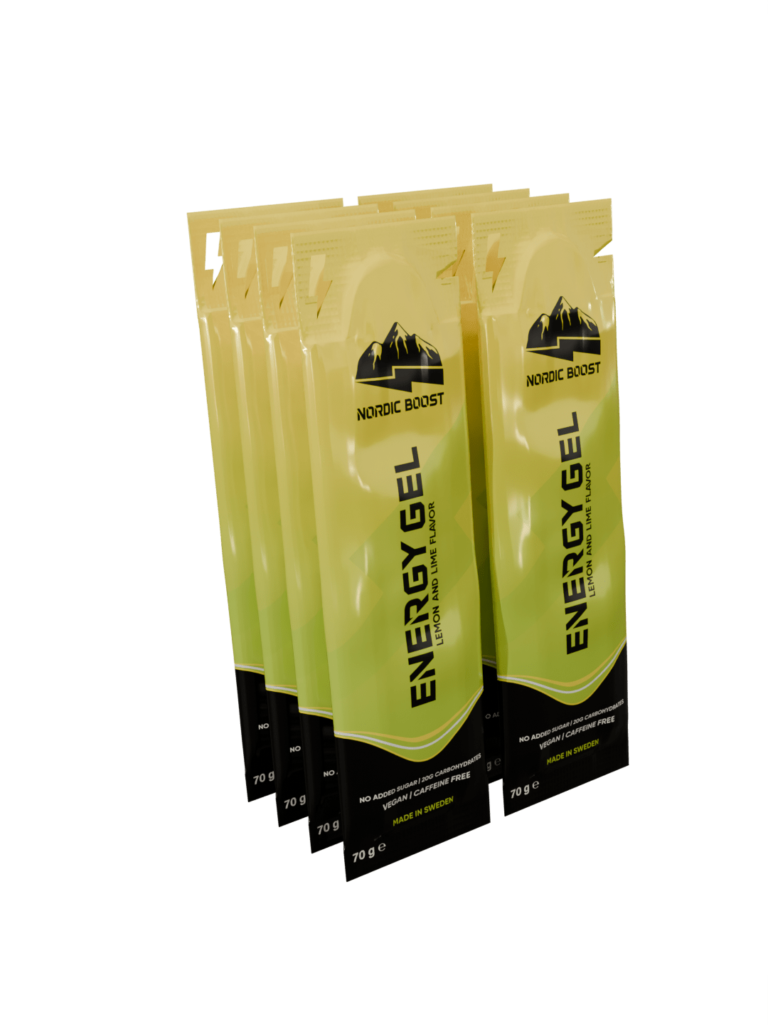 Lemon & Lime - 8 pack (Koffeinfri) - Nordic Boost