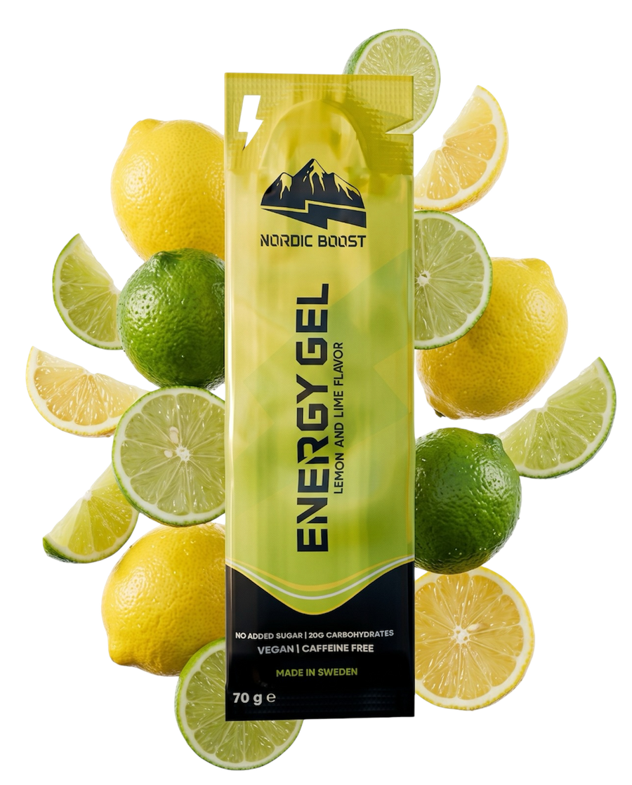Lemon & Lime - 8 pack (Koffeinfri) - Nordic Boost